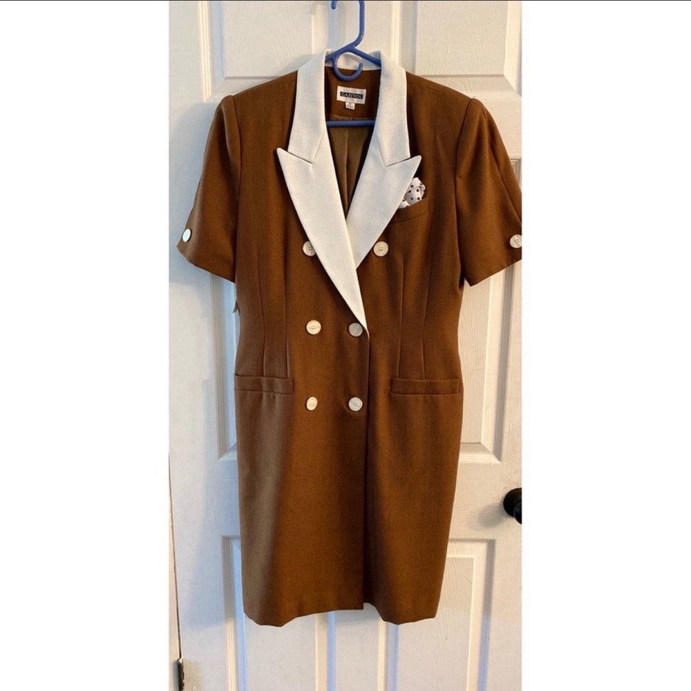 Vintage Tuxedo Style Dress - Picture 8 of 8